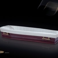 Труна VIP, горіх, вишня (7,5 тис. грн.)